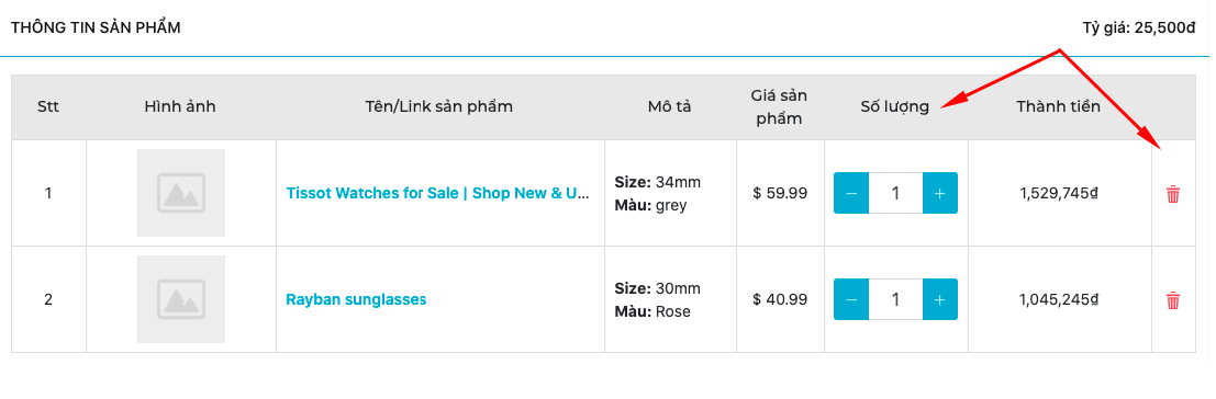 Information products in order